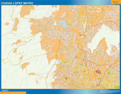 Ciudad Lopez Mateo map Mexico