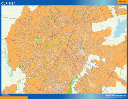 Curitiba map