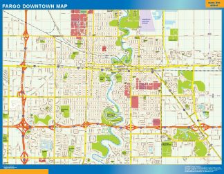 Fargo downtown map