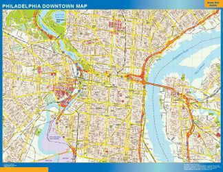 Filadelfia downtown map