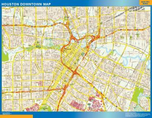 Houston downtown map