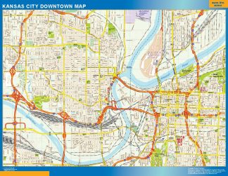 Kansas City downtown map