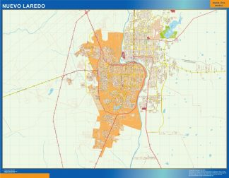 Nuevo Laredo map Mexico