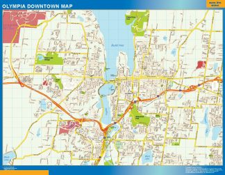Olympia downtown map