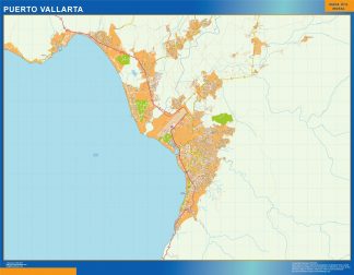 Puerto Vallarta map Mexico