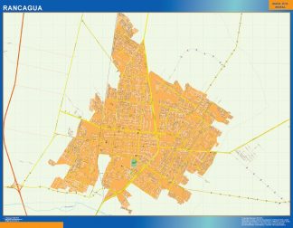 Rancagua map from Chile