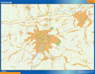 Rzeszow map Poland