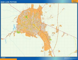 San Luis Potosi map Mexico