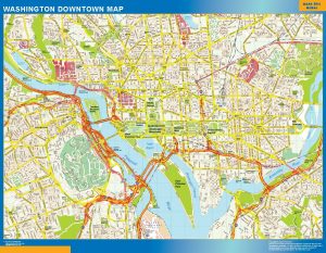 Washington downtown map