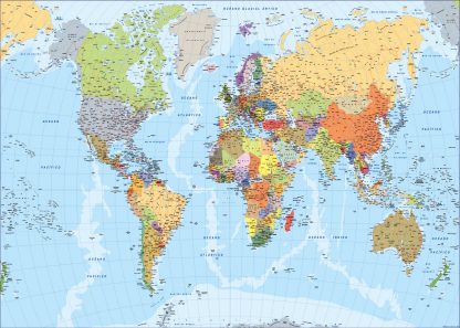 Spanish World Map
